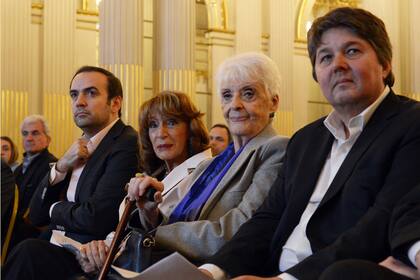 Con Graciela Fernández Meijide durante un reconocimiento de la Legislatura porteña