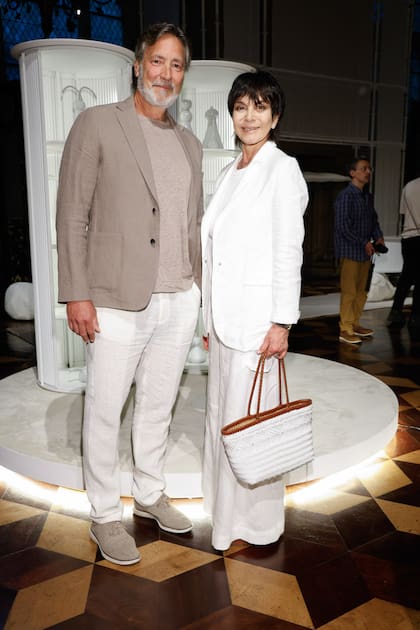 La periodista Mónica Gutiérrez y su marido, Alejandro Gawiansky