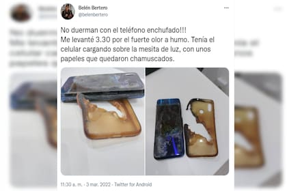 La periodista relató el calvario que vivió (Foto Twitter @belenbertero)