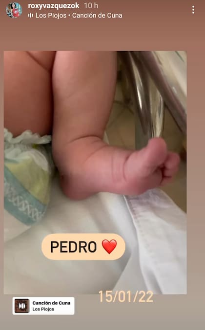 La periodista Roxy Vázquez fue mamá y compartió la noticia a través de su cuenta de Instagram