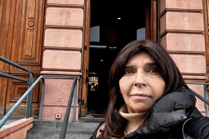 La periodista Silvia Mercado, que reclamó por su acreditación en la Casa Rosada