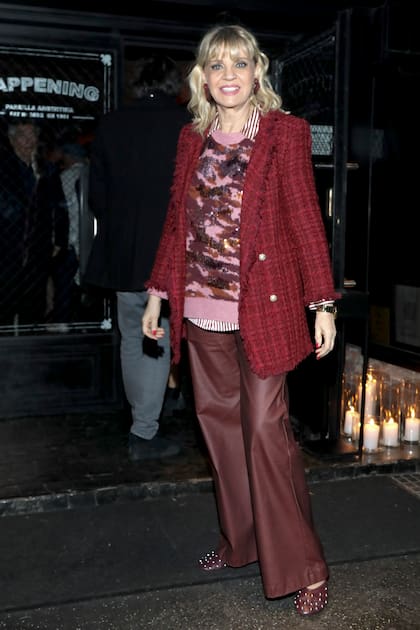 La periodista y ex modelo Teté Coustarot fue una de las famosas invitadas al aniversario