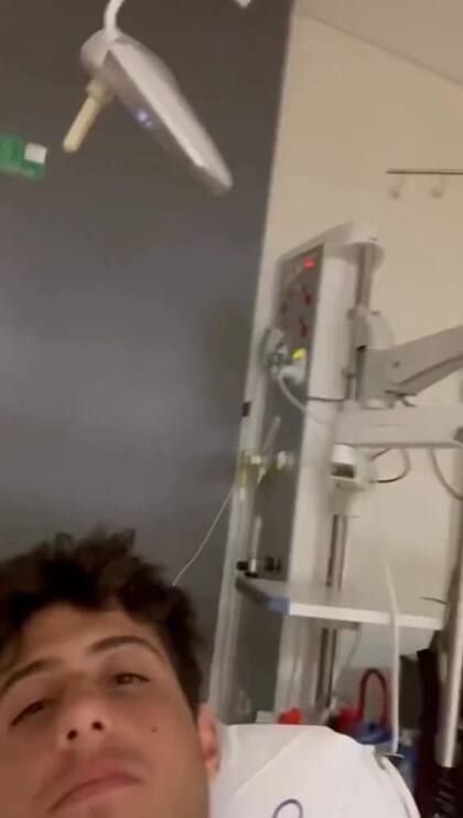 La persona que agarró a los dragones azules terminó en el hospital