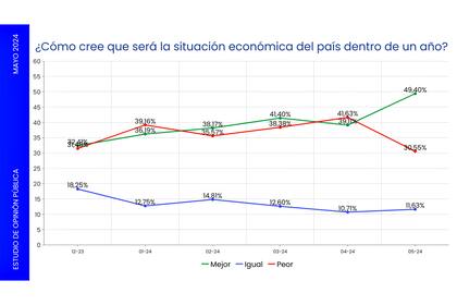 La perspectiva económica a un año de plazo