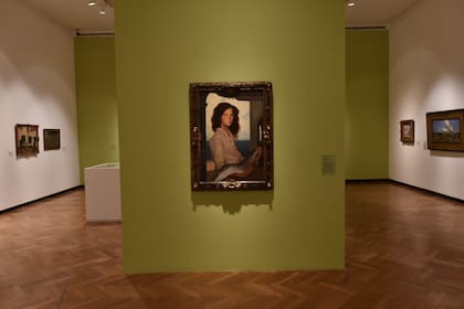 "La pescadora", obra de Fernando Álvarez de Sotomayor y Zaragoza que pertenece al Museo Nacional de Arte Decorativo