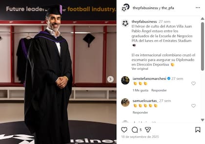 La PFA Business elogió a Juan Pablo Ángel