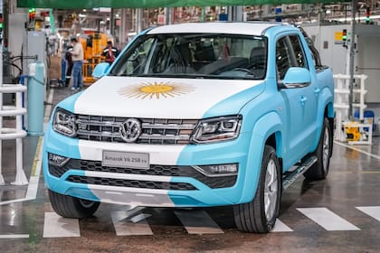 La pickup Amarok es uno de los modelos que exporta la Argentina a México