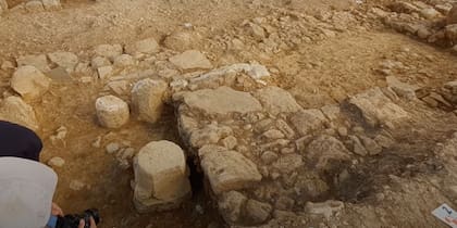 La piedra fue encontrada cerca de Motza, en las afueras de Jerusalén (Foto: Captura video YouTube Israel Antiquities Authority Official Channel)