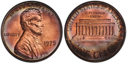 La pieza acuñada en 1975, realizada con una composición de cobre y zinc, representa actualmente la variante más valiosa en eBay