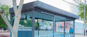 Cuál es la localidad de la Argentina que tiene una parada de colectivo con aire acondicionado