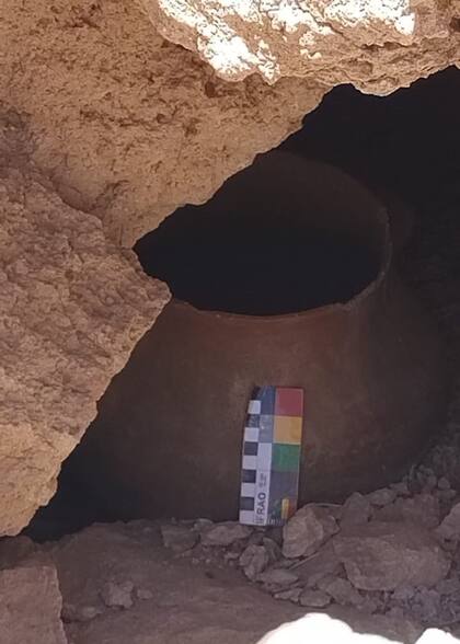 La pieza formará parte del acervo del Instituto de Investigaciones Arqueológicas y Museo Profesor Mariano Gambier, de la Universidad Nacional de San Juan