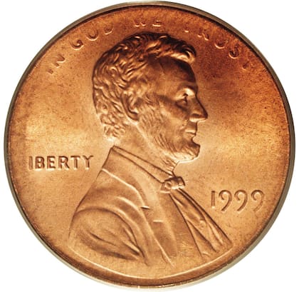 La pieza fue acuñada en 1999 por la Casa de la Moneda de Filadelfia