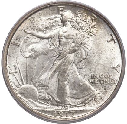 La pieza fue acuñada por la Casa de la Moneda en 1917