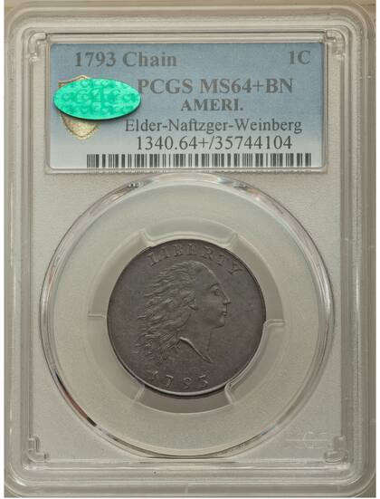 La pieza fue calificada como MS64+ Brown debido a su buen estado de conservación