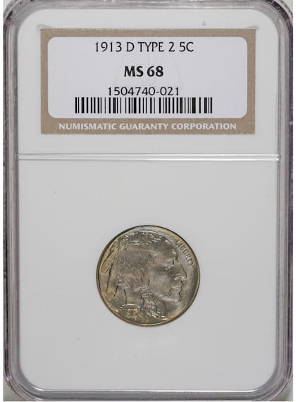 La pieza fue calificada como MS68 por NGC debido a sus claros detalles de circulación