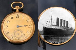 La pieza fue obsequiada a Arthur Rostron por tres sobrevivientes del Titanic