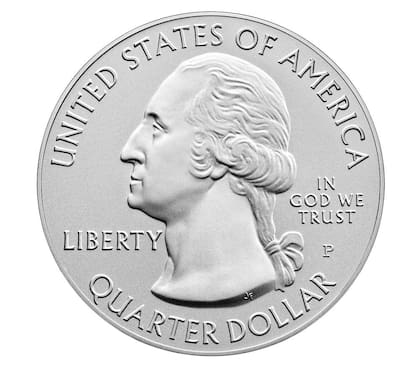 La pieza pertenece a la serie especial conocida como "America the Beautiful Quarters"