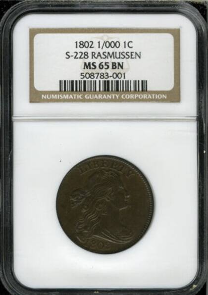 La pieza recibió una calificación de MS65 por NGC debido a su estado de conservación