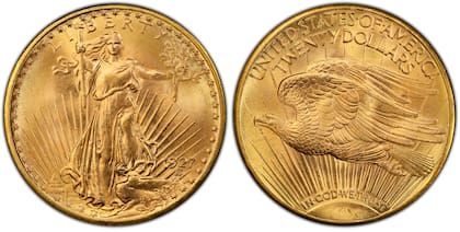 La pieza St. Gaudens de US$20 de 1927 se convirtió en la de mayor venta en Heritage Auctions durante el 2025