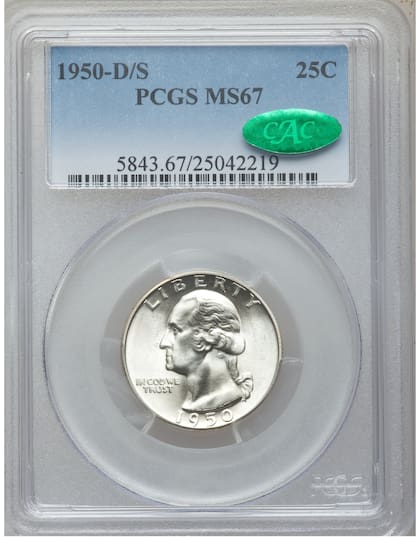 La pieza valiosa fue calificada como MS67 debido a su buen estado de conservación