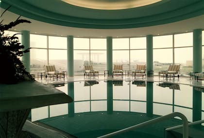 La pileta cubierta, en 1997