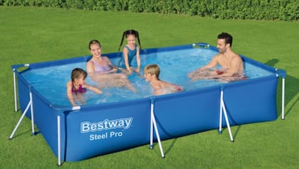 La pileta de lona, una refrescante opción para el verano