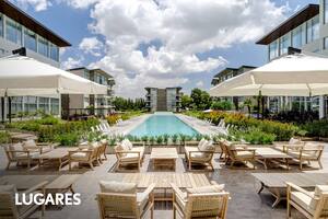 La pileta es protagonista.