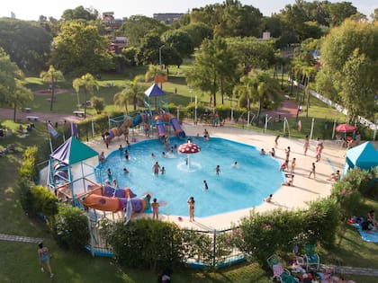 La pileta para niños en Parque Norte