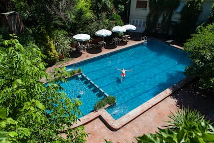La pileta, parte de la transformación del hotel