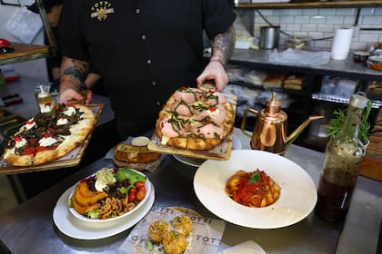 La pinsa ya es parte de los gusto de los vecinos del barrio