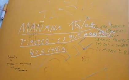 La pintada en La Plata