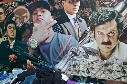 La pintura encontrada en la casa de un narco en el conurbano