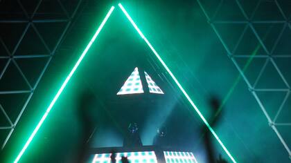 La pirámide de Daft Punk contenía 1600 bloques de LED