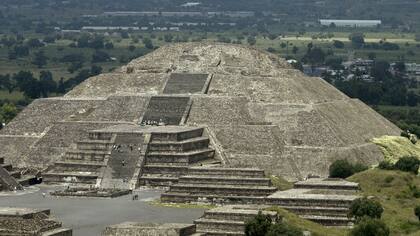 La pirámide del Sol, la más grande del sitio arqueológico