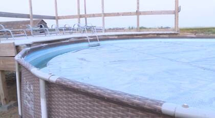 La piscina donde casi se ahogan los perros