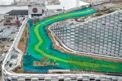 La pista de esquí que armó en Copenhague