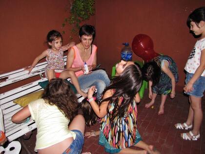 La pista estaba debajo del banco