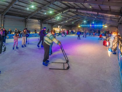 La pista que instaló el municipio de San Fernando