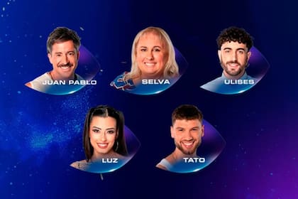 La placa de nominados de Gran Hermano