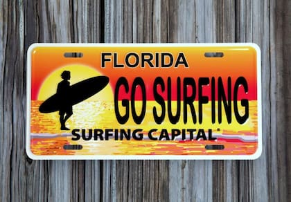 La placa especial más vendida en Florida se conoce como Endless Summer