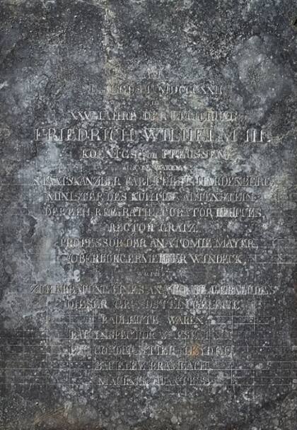 La placa reveló detalles claves de la historia del edificio (Foto: Kunstmuseum Bonn)