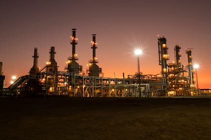 La planta de fraccionamiento de líquidos de gas natural de Pluspetrol, en Pisco, Perú.