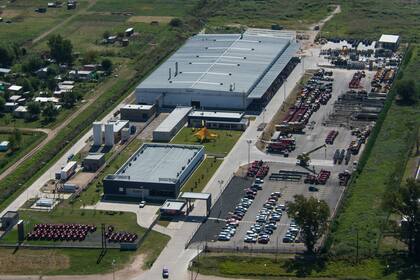 La planta de la empresa en General Rodríguez