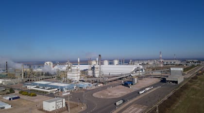 La planta de Profertil en Bahía Blanca