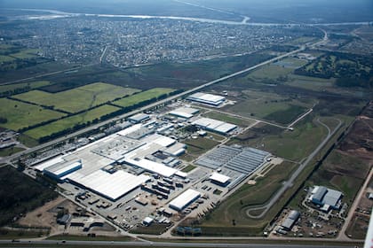 La planta de Toyota en Zárate, provincia de Buenos Aires