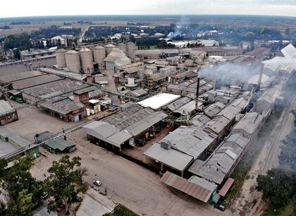 La planta de Vicentin en la localidad santafesina de Avellaneda