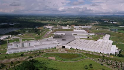 La planta de Volkswagen en São José dos Pinhais, inaugurada el 18 de enero de 1999