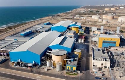 La planta desalinizadora en Israel