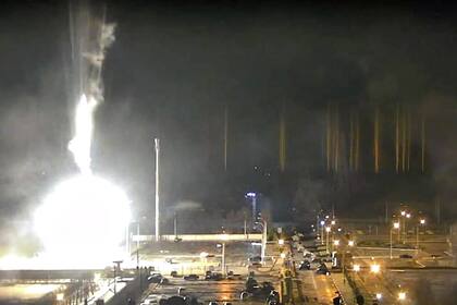 La planta nuclear de Zaporizhzhia, al sur de Ucrania