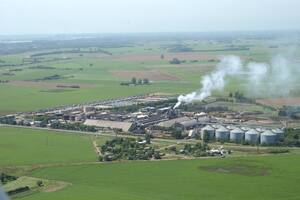 La planta ubicada en Ricardone